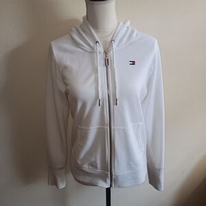 Womens small white hoodie Tommy Hilfiger